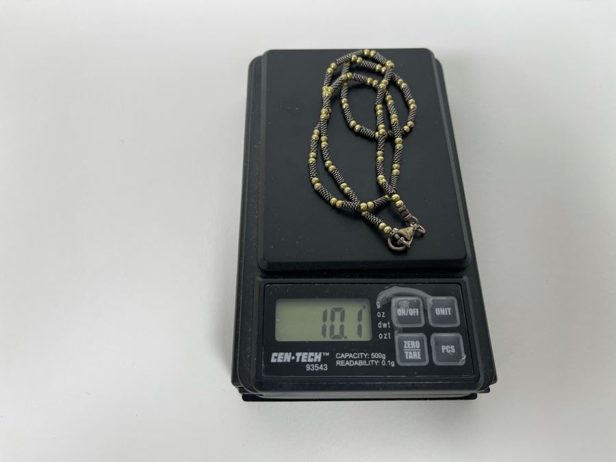 Sterling Silver 16' Necklace 10.1g [Photo 7]