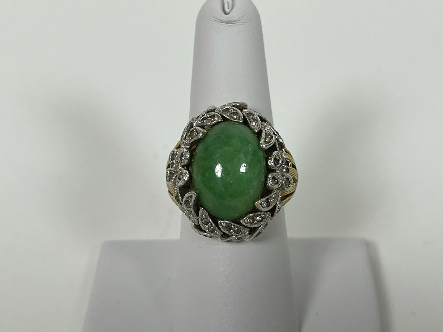 Sterling Silver Signed Panetta Cocktail Ring Size 7.25 9.9g [Photo 6]