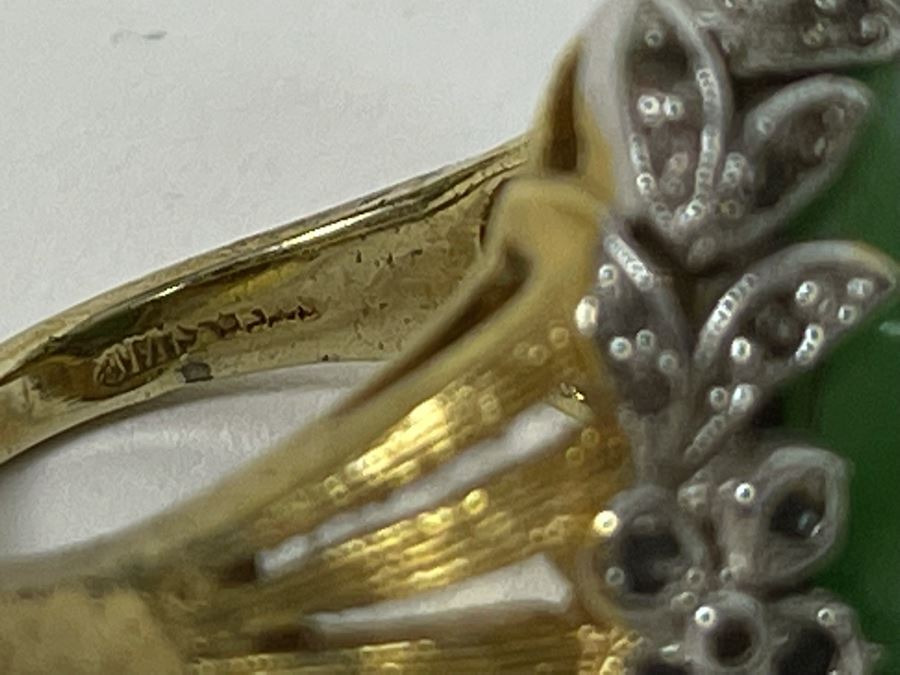 Sterling Silver Signed Panetta Cocktail Ring Size 7.25 9.9g [Photo 9]