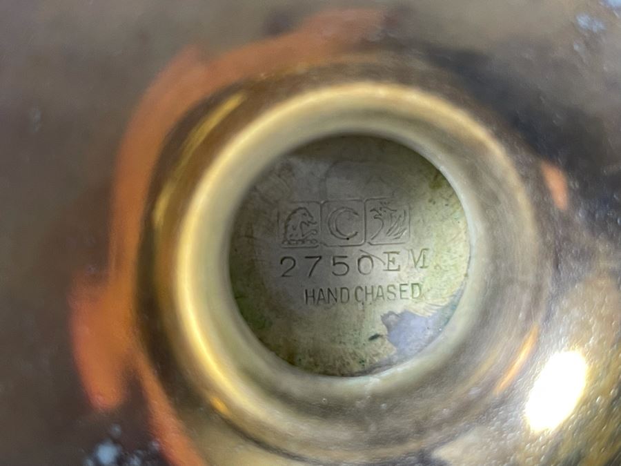 Hand Chased Silverplate Coffee And Tea Service  [Photo 11]