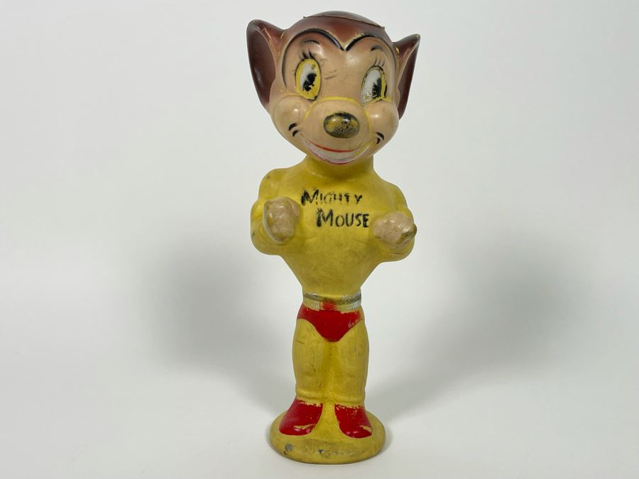 Vintage Mighty Mouse Squeeze Toy 9.5H [Photo 2]
