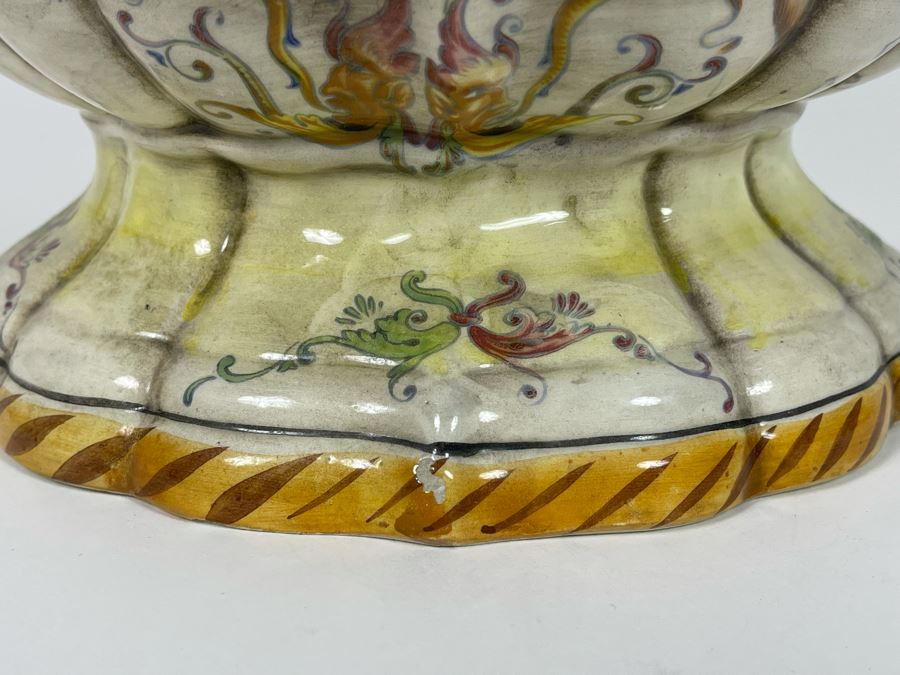 Vintage Capodimonte Soup Tureen And Underplate Made In Italy 18W X 13D X 12H [Photo 12]