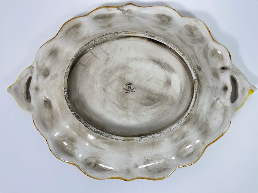 Vintage Capodimonte Soup Tureen And Underplate Made In Italy 18W X 13D X 12H [Photo 8]