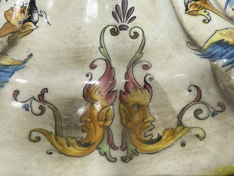 Vintage Capodimonte Soup Tureen And Underplate Made In Italy 18W X 13D X 12H [Photo 15]