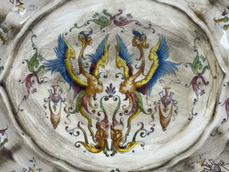 Vintage Capodimonte Soup Tureen And Underplate Made In Italy 18W X 13D X 12H [Photo 6]