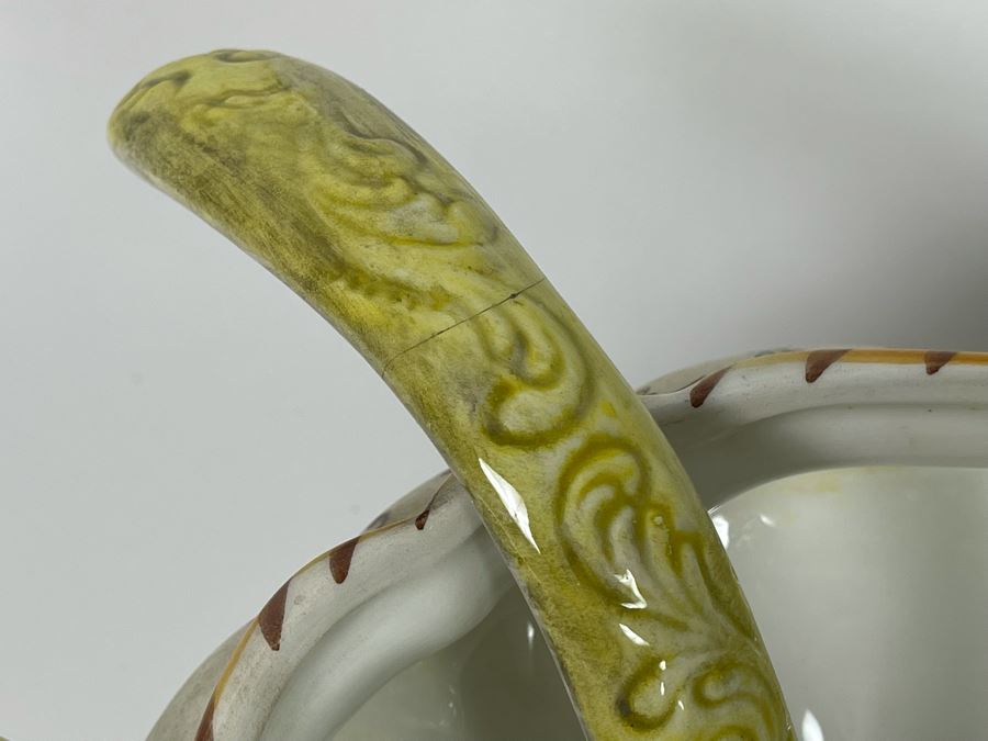 Vintage Capodimonte Soup Tureen And Underplate Made In Italy 18W X 13D X 12H [Photo 17]