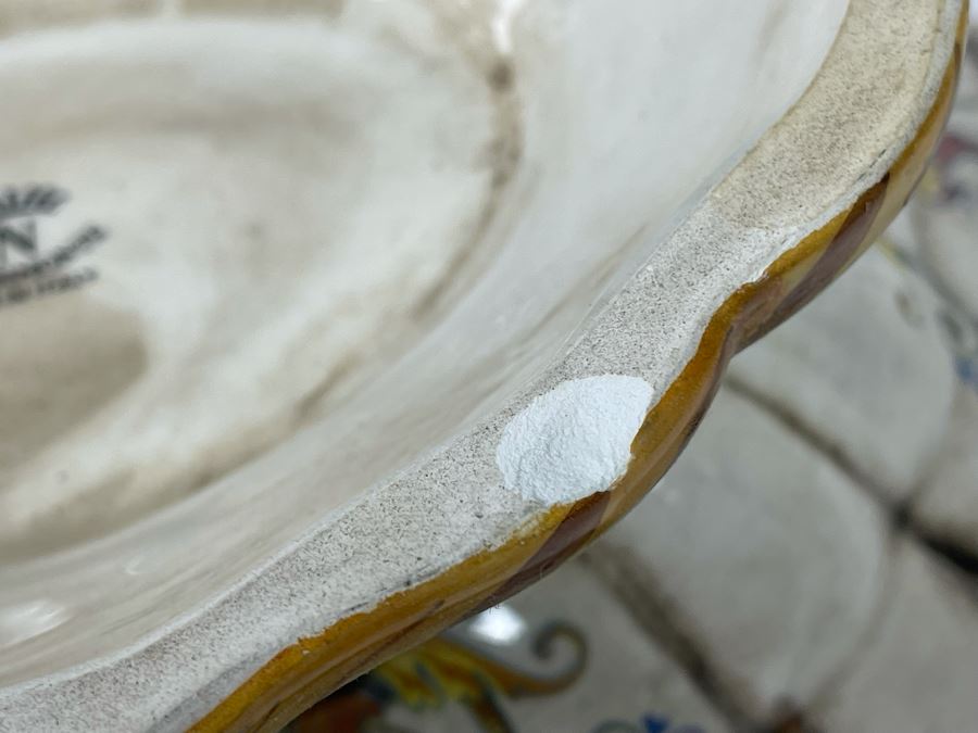 Vintage Capodimonte Soup Tureen And Underplate Made In Italy 18W X 13D X 12H [Photo 25]