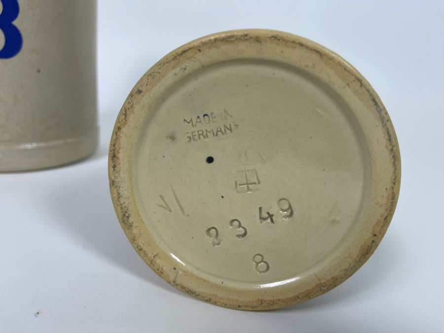 Pair Of German Beer Steins Drinking Mugs [Photo 7]