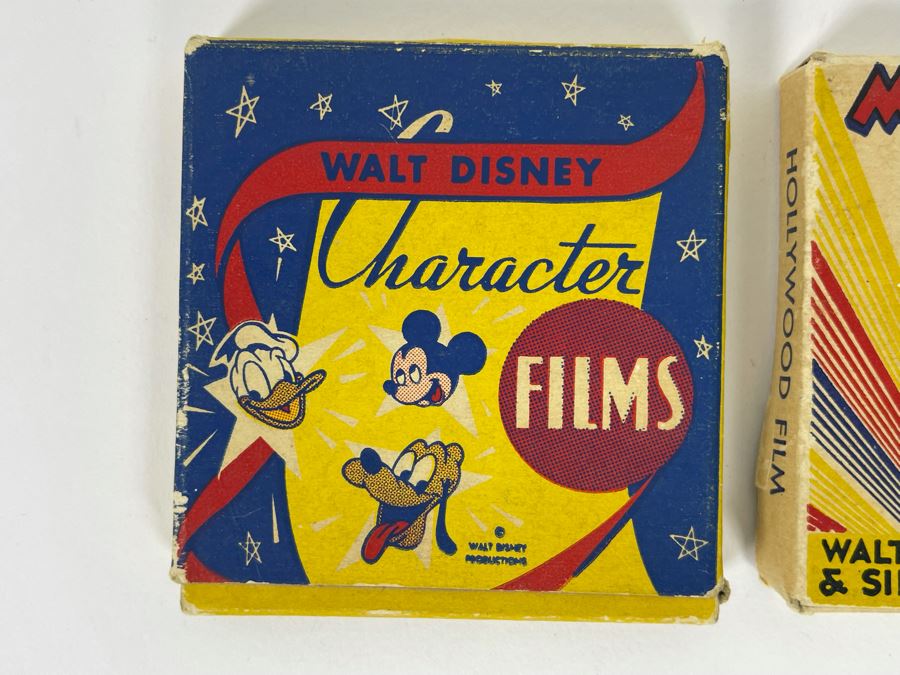 Pair Of Vintage Walt Disney Movie Films: Walt Disney Character 1516-A Airplane Antics / Mickey Mouse 1755-A Mickey's Giant Rabbit [Photo 3]