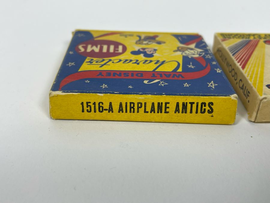 Pair Of Vintage Walt Disney Movie Films: Walt Disney Character 1516-A Airplane Antics / Mickey Mouse 1755-A Mickey's Giant Rabbit [Photo 8]