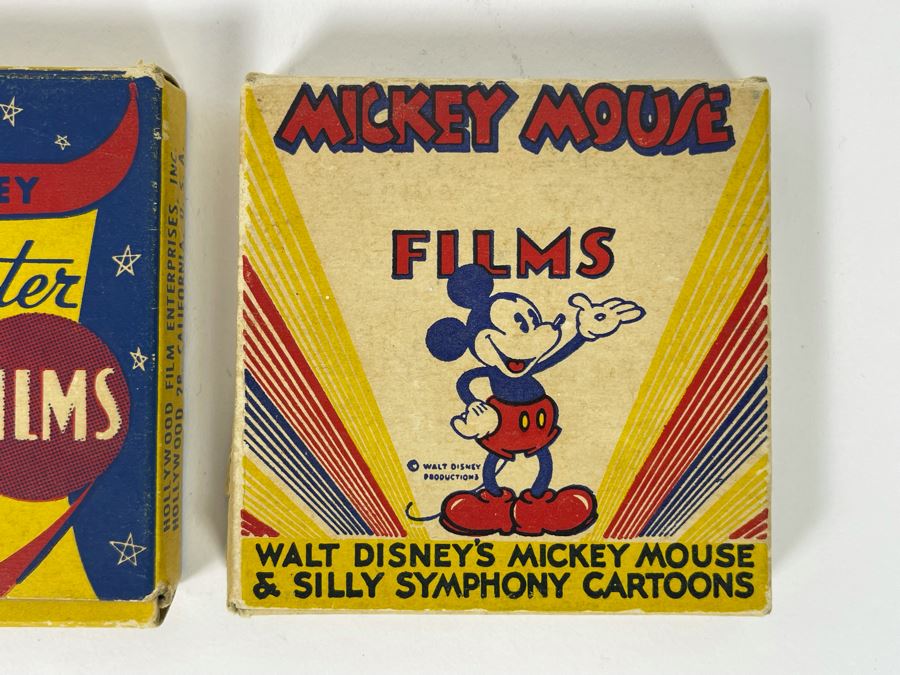 Pair Of Vintage Walt Disney Movie Films: Walt Disney Character 1516-A Airplane Antics / Mickey Mouse 1755-A Mickey's Giant Rabbit [Photo 4]