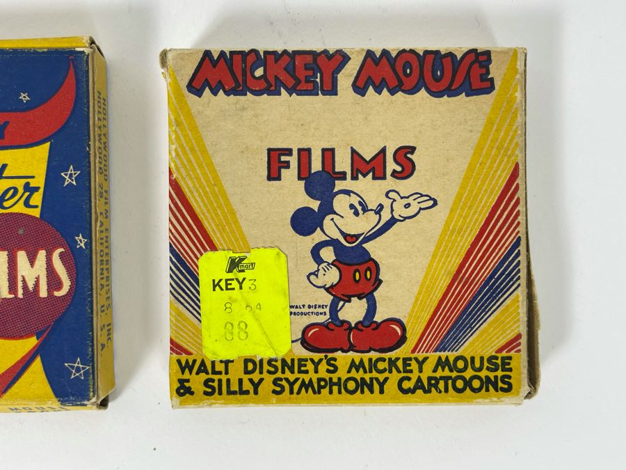 Pair Of Vintage Walt Disney Movie Films: Walt Disney Character 1516-A Airplane Antics / Mickey Mouse 1755-A Mickey's Giant Rabbit [Photo 7]