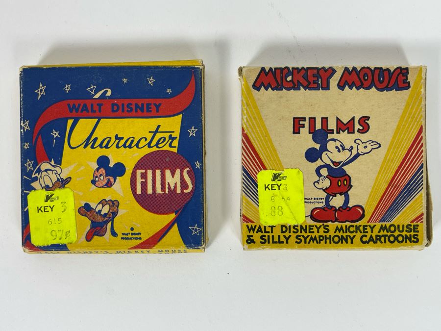 Pair Of Vintage Walt Disney Movie Films: Walt Disney Character 1516-A Airplane Antics / Mickey Mouse 1755-A Mickey's Giant Rabbit [Photo 5]