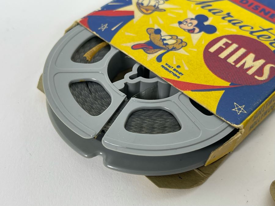 Pair Of Vintage Walt Disney Movie Films: Walt Disney Character 1516-A Airplane Antics / Mickey Mouse 1755-A Mickey's Giant Rabbit [Photo 12]