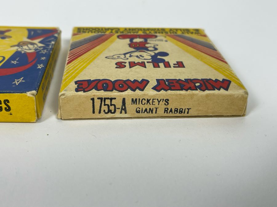 Pair Of Vintage Walt Disney Movie Films: Walt Disney Character 1516-A Airplane Antics / Mickey Mouse 1755-A Mickey's Giant Rabbit [Photo 9]
