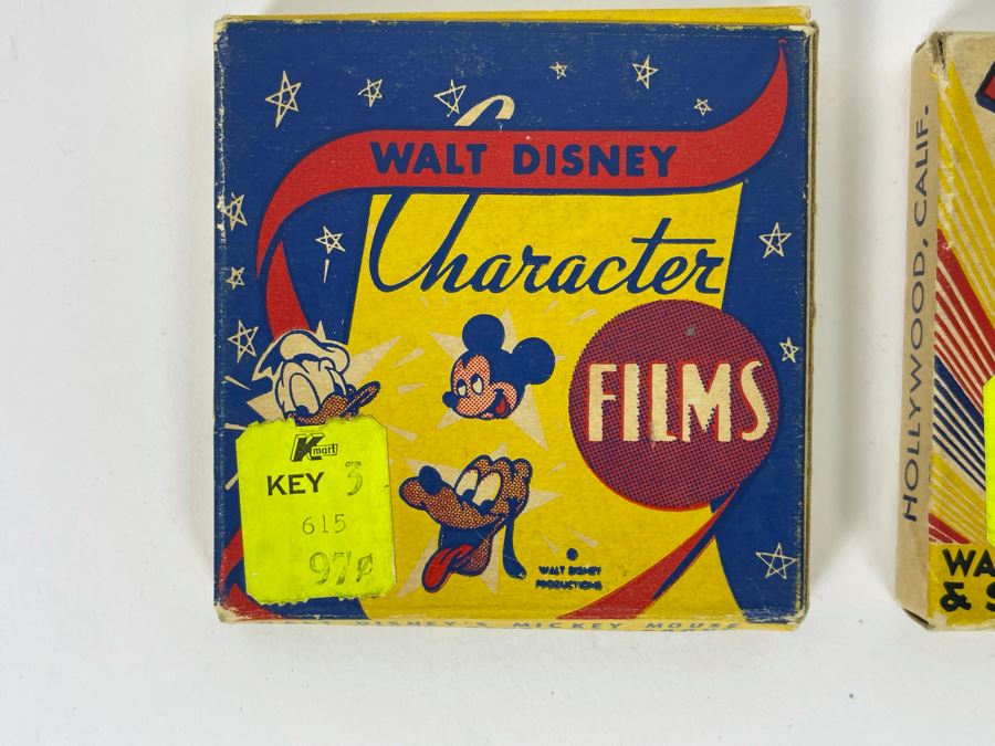 Pair Of Vintage Walt Disney Movie Films: Walt Disney Character 1516-A Airplane Antics / Mickey Mouse 1755-A Mickey's Giant Rabbit [Photo 6]