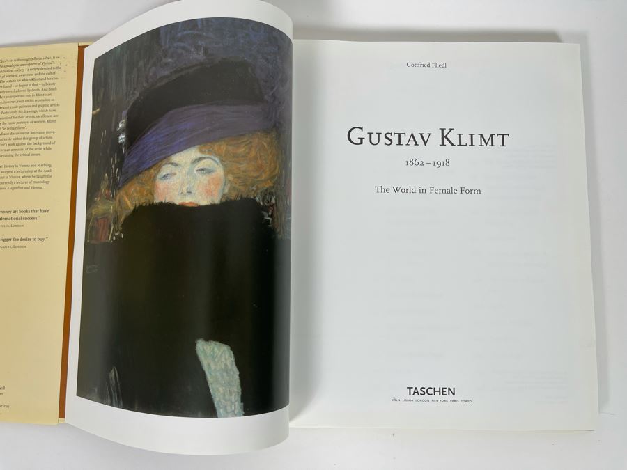 1998 Gustav Klimt Book The World In Female Form By Gottfried Fliedl Taschen [Photo 4]