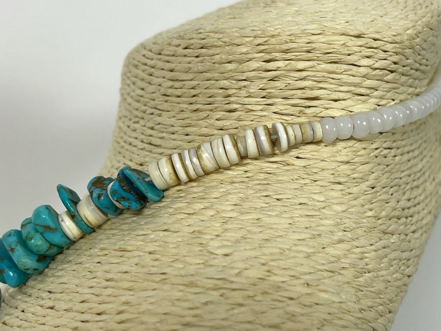 Vintage Turquoise Nuggets 32' Necklace [Photo 11]