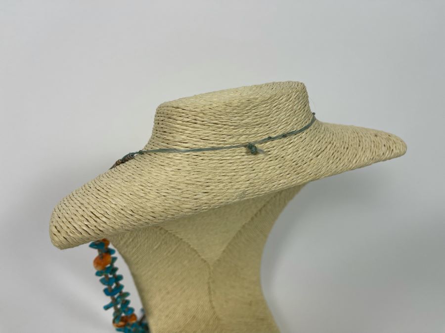 Vintage Double Strand Turquoise And Shell Heishi 32' Necklace [Photo 6]