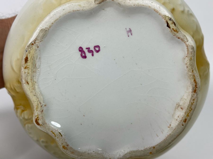 Pair Of Vintage English Biscuit Barrel Jars With Handles [Photo 9]