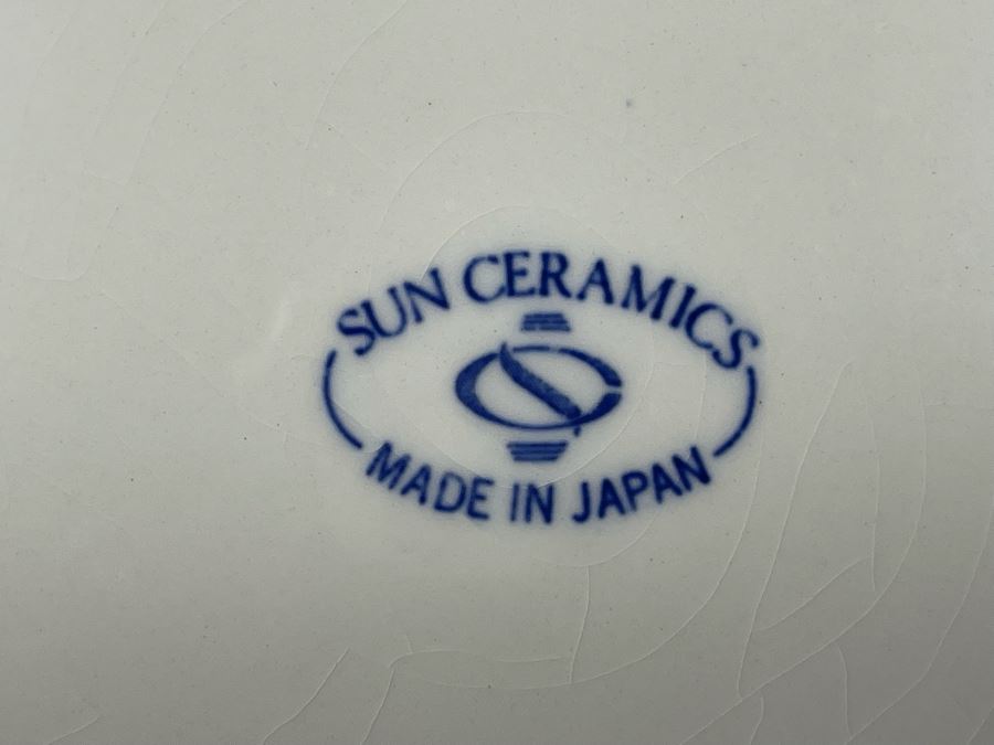 Japanese Koi Fish Charger 14.25' Plate With Stand Made In Japan [Photo 8]