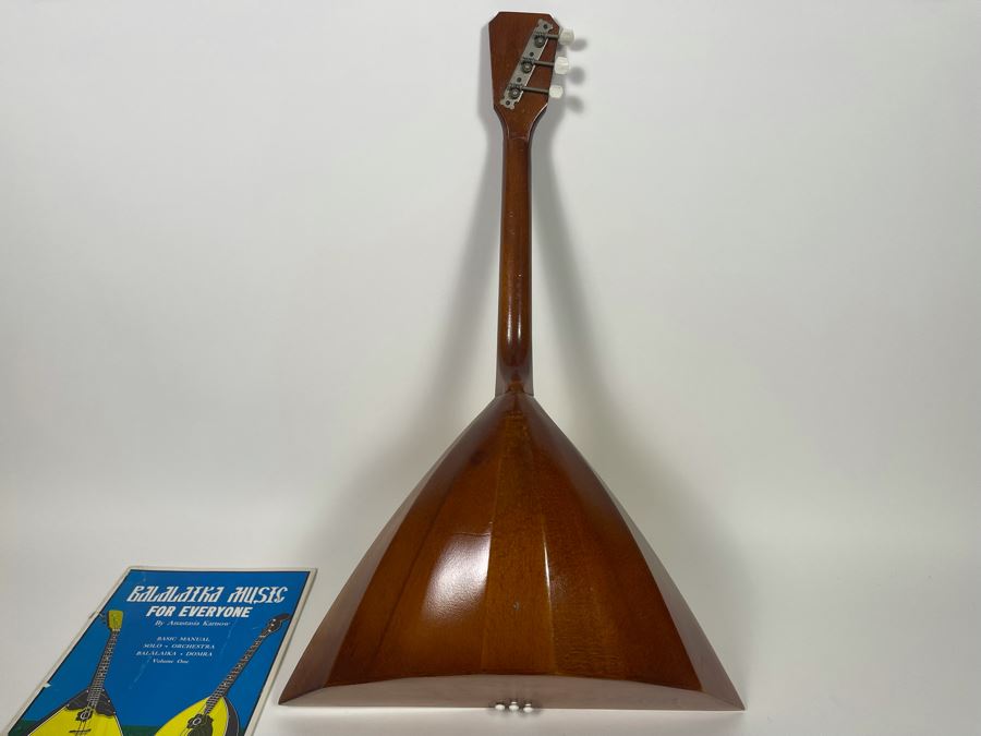 Balalaika Guitar Made In Former USSR With Guitar Instruction Book [Photo 8]