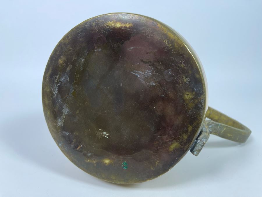 Vintage Middle Eastern Dallah Arabic Brass Coffee Pot 20H [Photo 10]