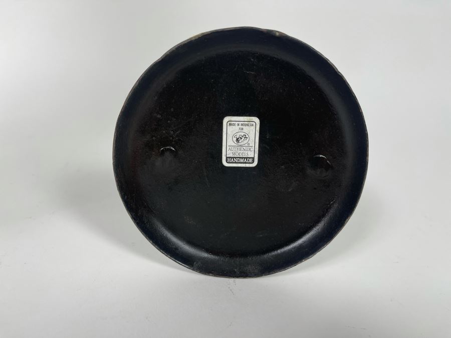 Metal Kinetic Fisherman Fishing Rocking Sculpture By Authentic Models AM Handmade In Indonesia [Photo 13]