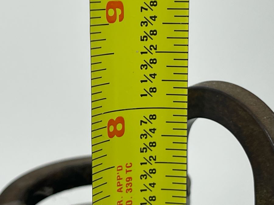 Old Cast Iron Bouillot Rat De Cave (Cellar Rat) Hand Made Spiral Candle Holder 8H And Turned Wooden Bowl 5W X 3.25H With Stand [Photo 17]