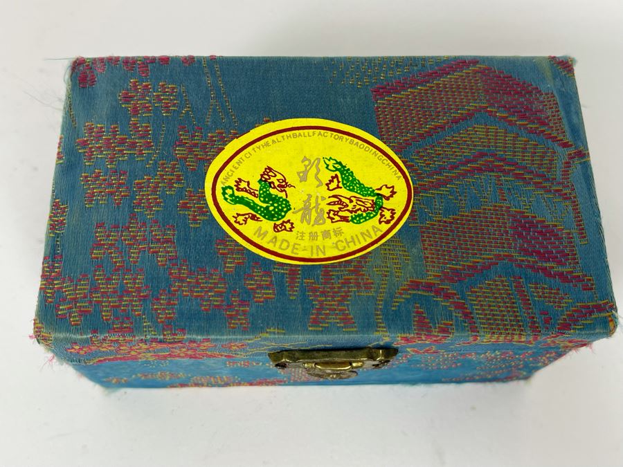 Chinese Cloisonne Egg And Chinese Cloisonne Panda Bear Baoding Balls [Photo 6]