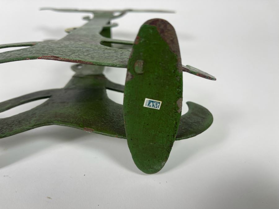 Metal Kinetic Canoe Rowing Rocking Sculpture  By Authentic Models AM Handmade In Indonesia 12W X 19H [Photo 13]