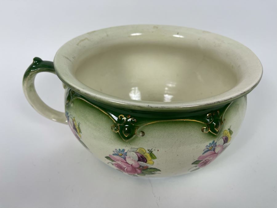 Vintage English Chamber Pot 11W X 5H [Photo 4]