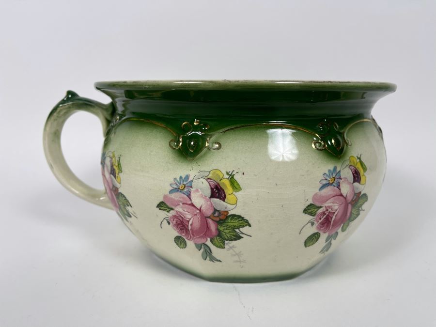 Vintage English Chamber Pot 11W X 5H [Photo 2]