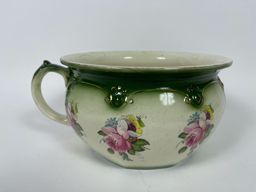 Vintage English Chamber Pot 11W X 5H [Photo 3]