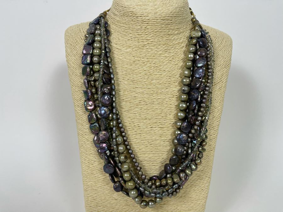 Vintage Multi-Strand Pearl 24' Necklace [Photo 2]