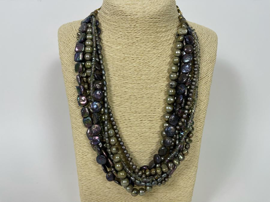 Vintage Multi-Strand Pearl 24' Necklace [Photo 3]