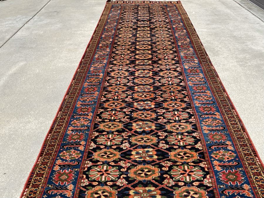 Hand Knotted Wool Persian Runner Rug 37W X 159L [Photo 10]