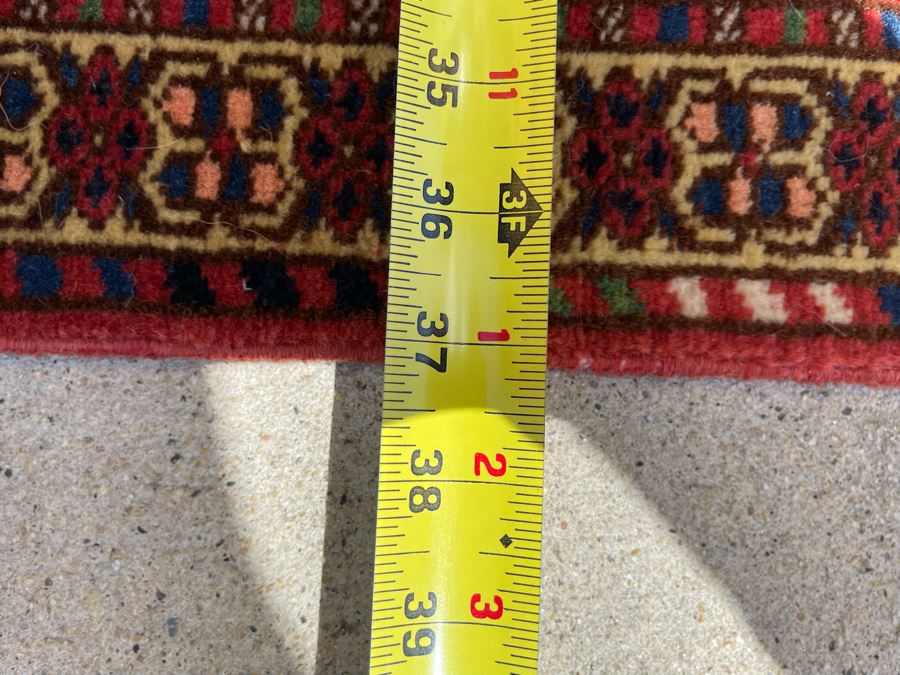 Hand Knotted Wool Persian Runner Rug 37W X 159L [Photo 18]