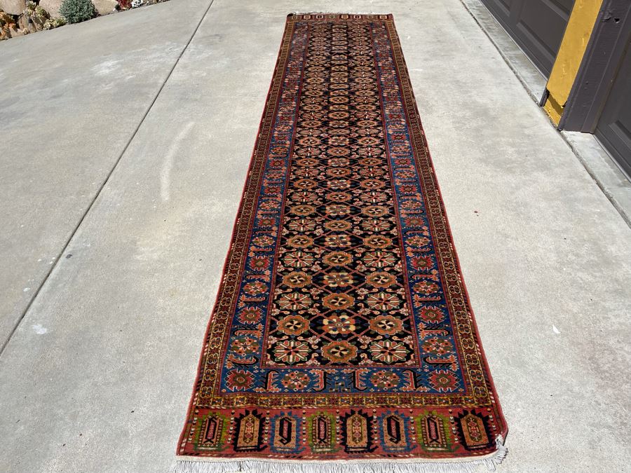 Hand Knotted Wool Persian Runner Rug 37W X 159L [Photo 5]