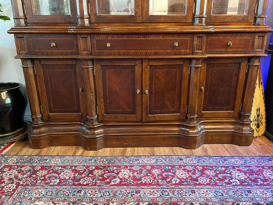 Kathy Ireland Home Cabinet With Hutch China Cabinet 69W X 17D X 86H [Photo 6]