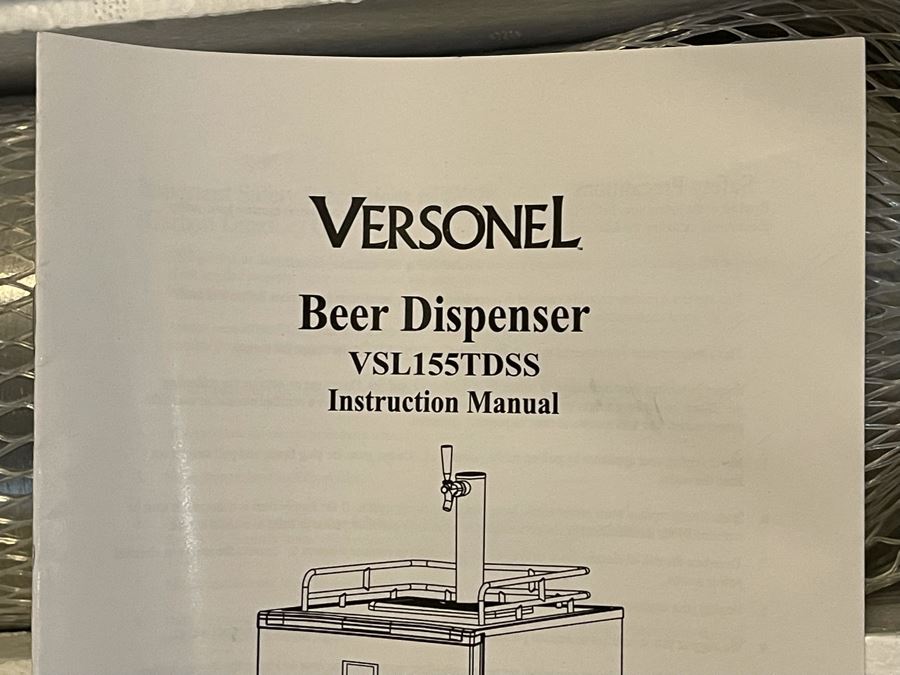 Versonel Beer Dispenser Refrigerator Model VSL166TDSS [Photo 13]