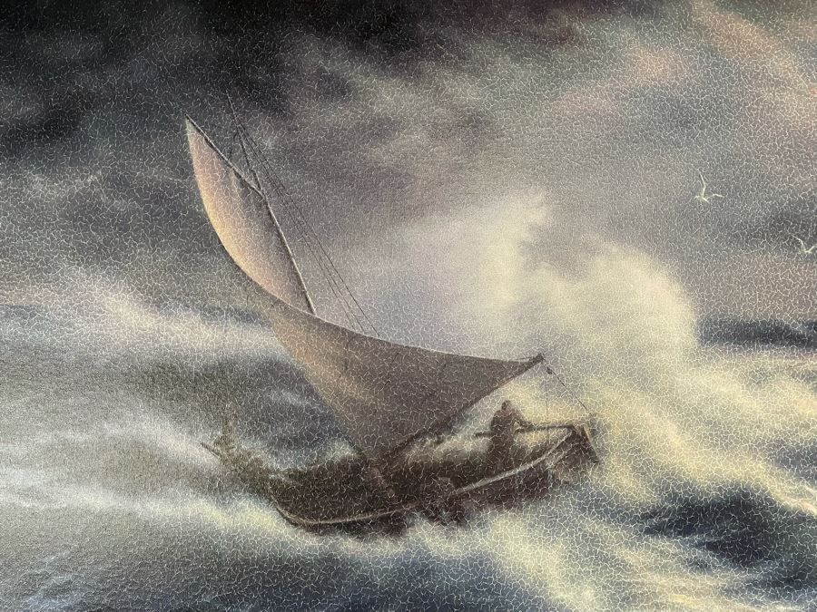 Huge 46 X 69 Framed Giclee On Canvas Painting Titled 'Command Performance' By Mario B. Simic Retails $7,350 [Photo 8]