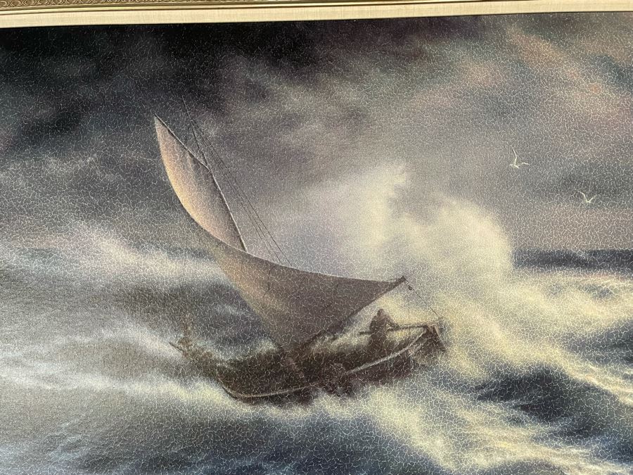 Huge 46 X 69 Framed Giclee On Canvas Painting Titled 'Command Performance' By Mario B. Simic Retails $7,350 [Photo 7]