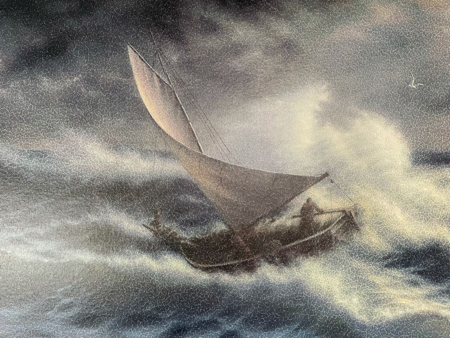 Huge 46 X 69 Framed Giclee On Canvas Painting Titled 'Command Performance' By Mario B. Simic Retails $7,350 [Photo 6]