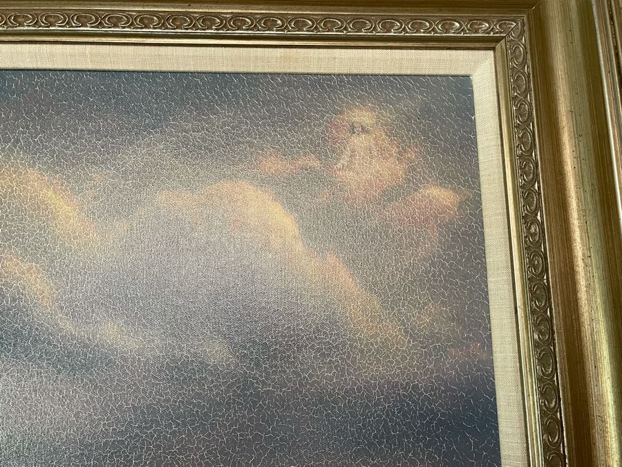 Huge 46 X 69 Framed Giclee On Canvas Painting Titled 'Command Performance' By Mario B. Simic Retails $7,350 [Photo 10]