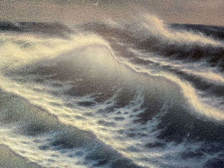 Huge 46 X 69 Framed Giclee On Canvas Painting Titled 'Command Performance' By Mario B. Simic Retails $7,350 [Photo 9]