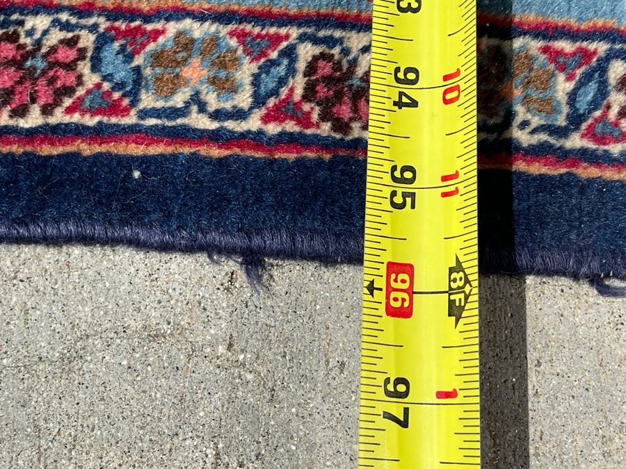 Signed Hand Knotted Wool Pesian Area Rug 141 X 96 [Photo 24]