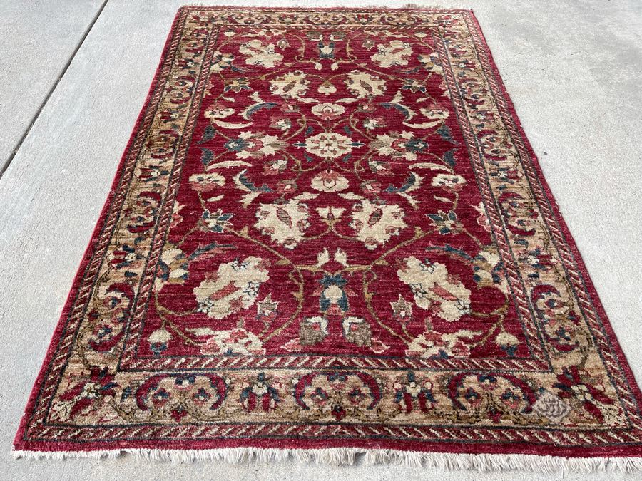 Hand Woven Persian Area Rug From Pakistan 48 X 70 [Photo 6]