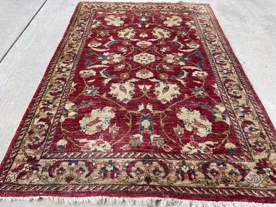 Hand Woven Persian Area Rug From Pakistan 48 X 70 [Photo 7]