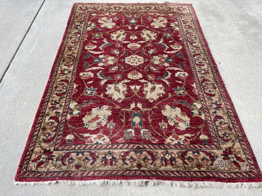 Hand Woven Persian Area Rug From Pakistan 48 X 70 [Photo 5]
